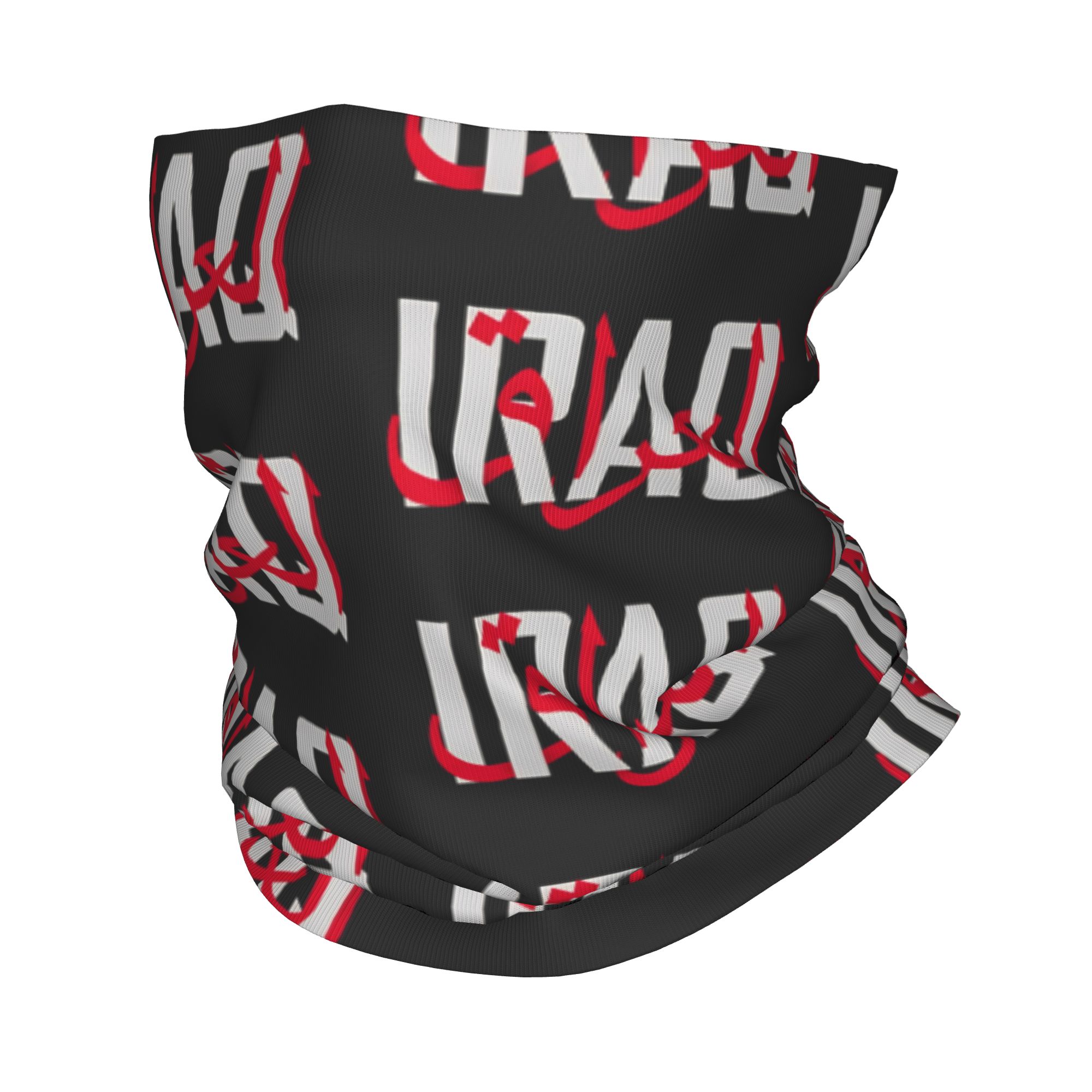 Balaclava Face Mask - Iraq Flag Arabic Balaclava Hiking Camping
