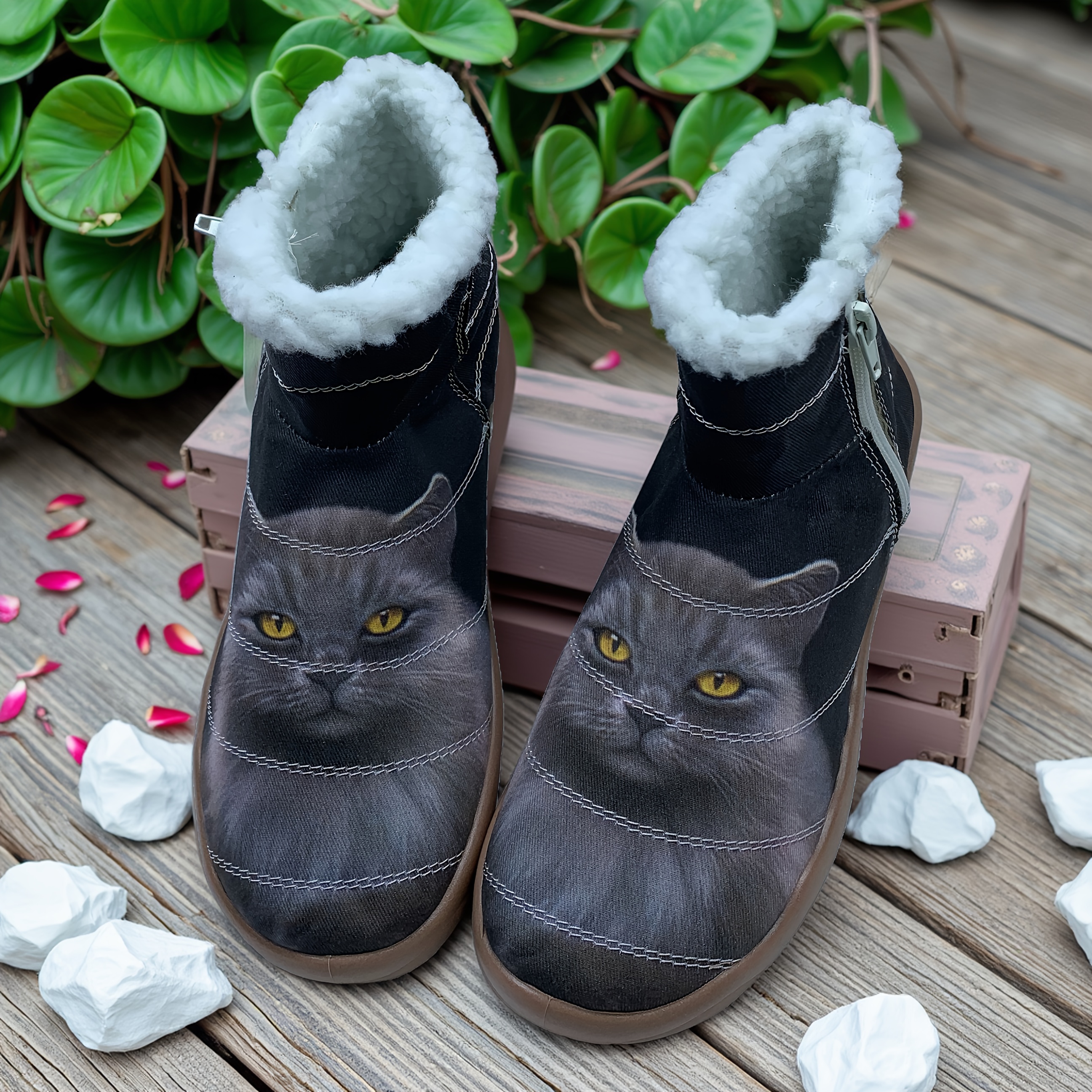 Street Fashion Online - Women's New Winter Fashion Black Cat