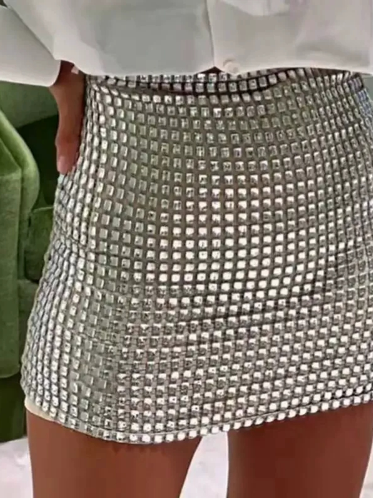 Fashionable Sequin Wrap Hip Sh - Street Fashion Online avis et prix