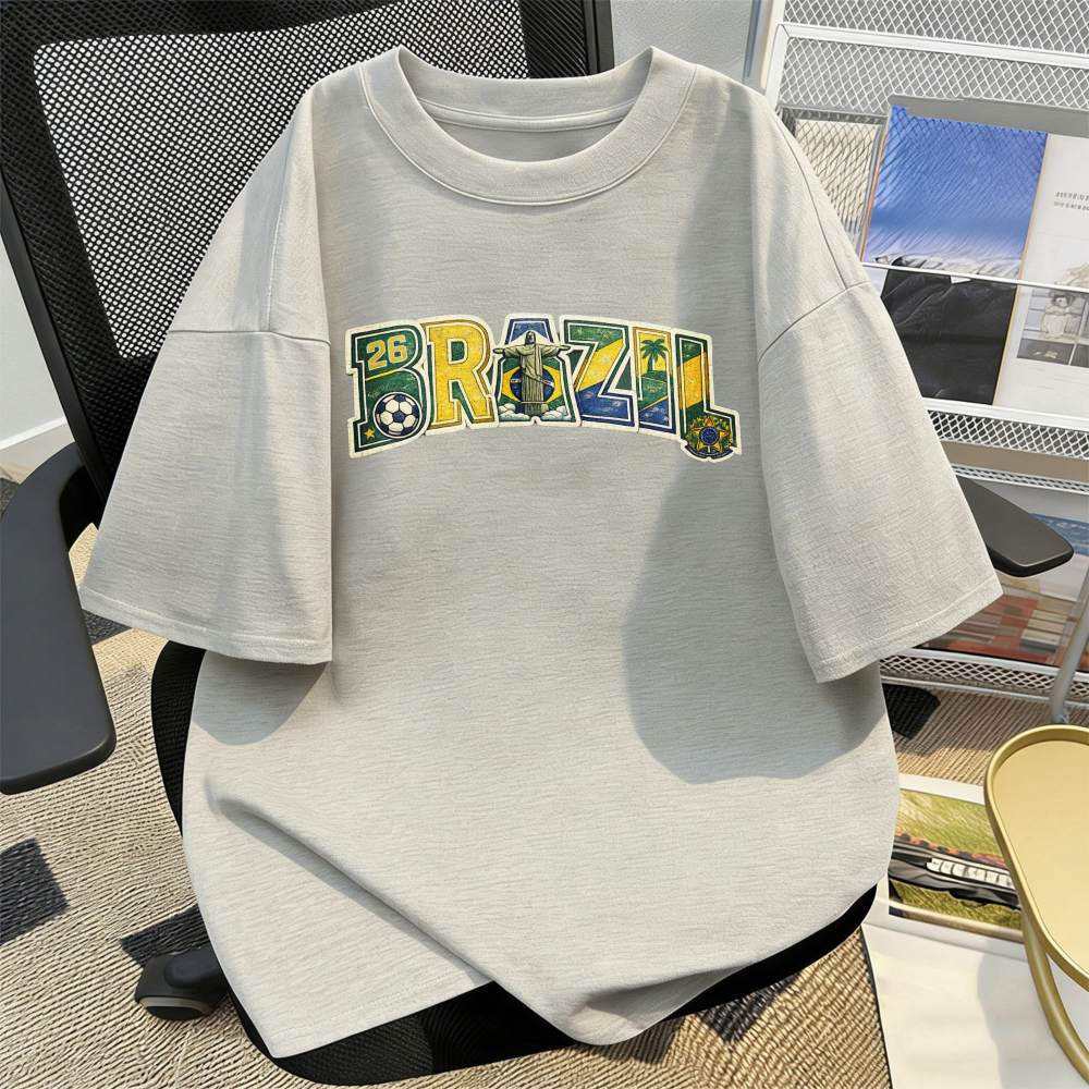 Brazil 2026 Soccer Tee Retro F - Street Fashion Brazil avis et prix