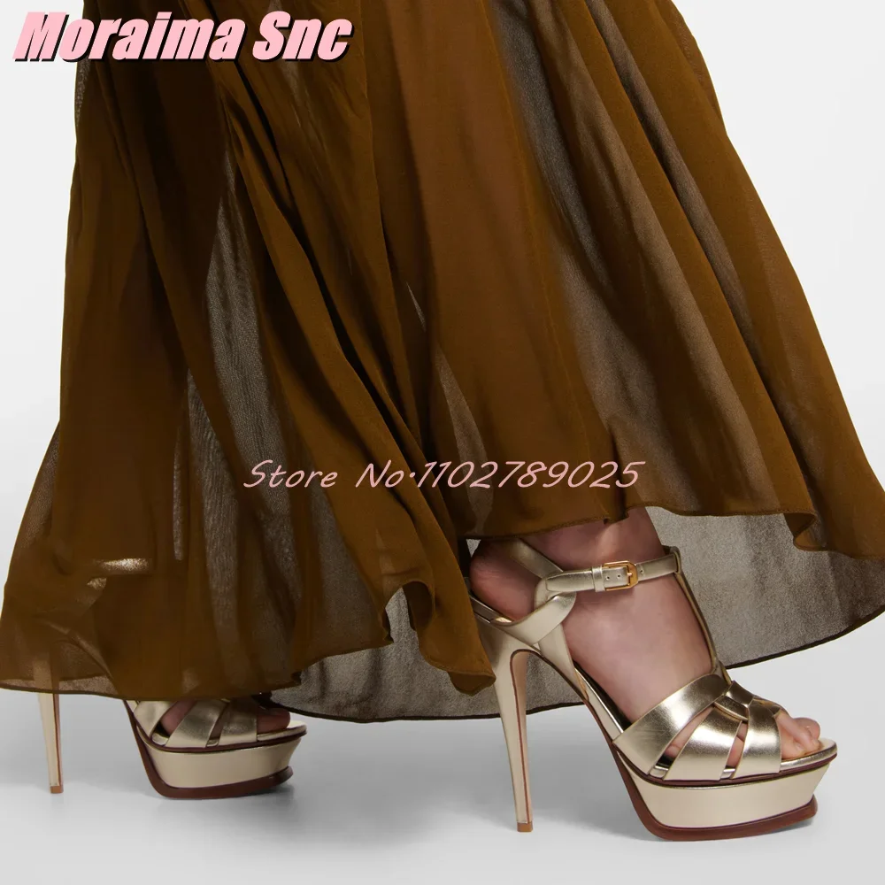 Platform Waeve T-strap Square  - Street Fashion Shoes avis et prix