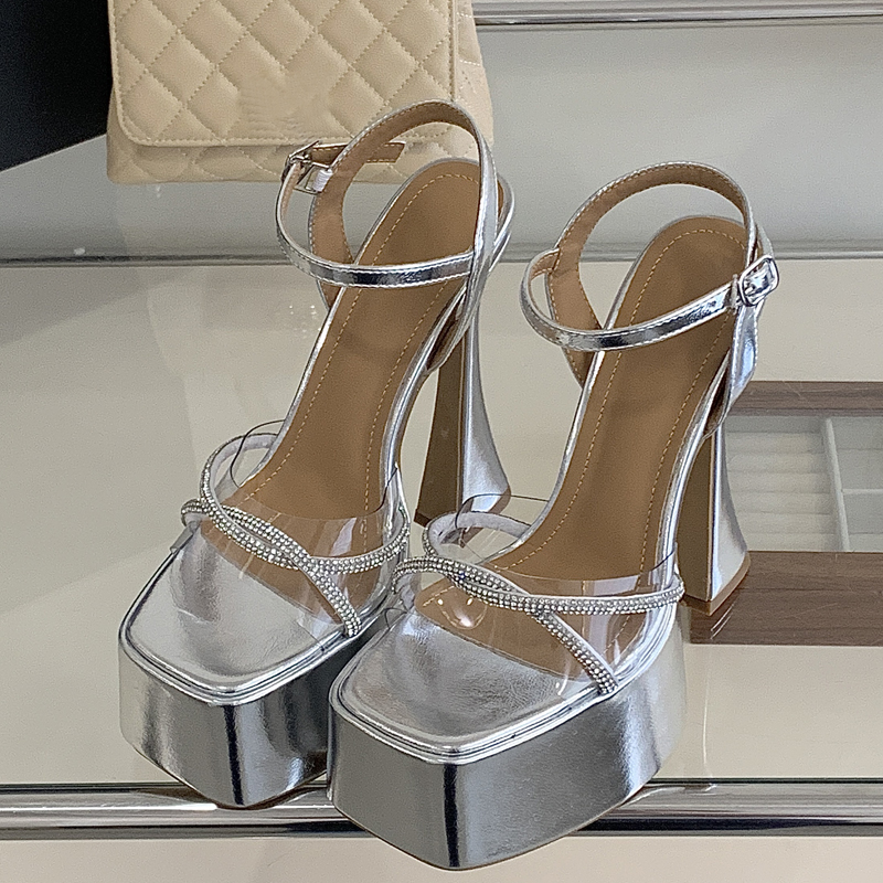 Eilyken New Summer Square Toe  - Street Fashion Shoes avis et prix
