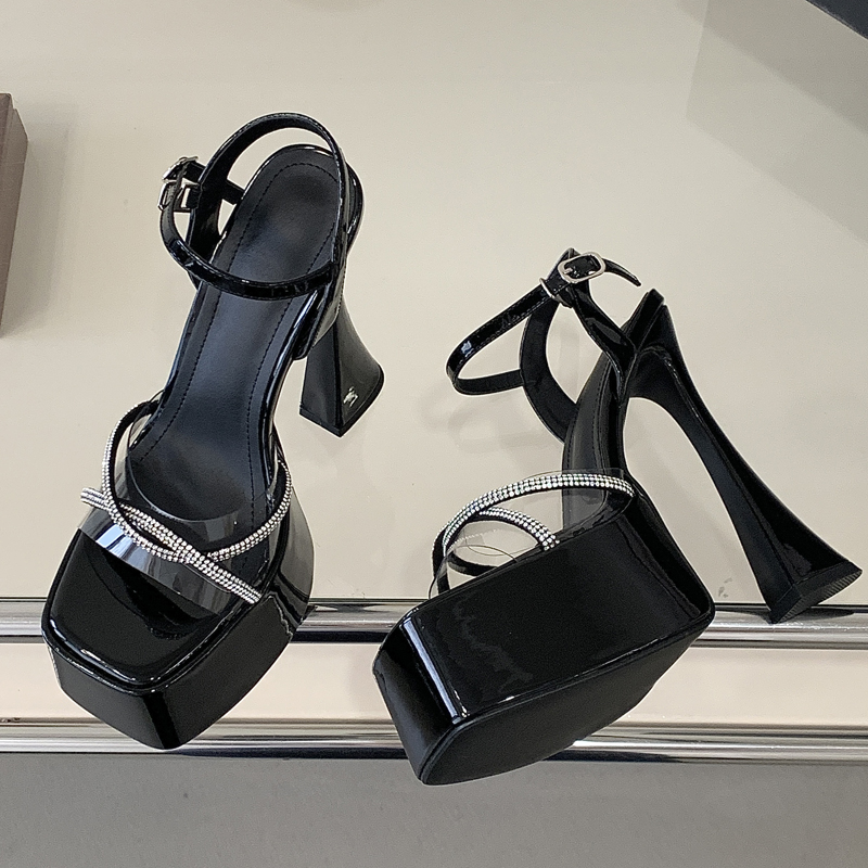 Eilyken New Summer Square Toe  - Street Fashion Shoes avis et prix
