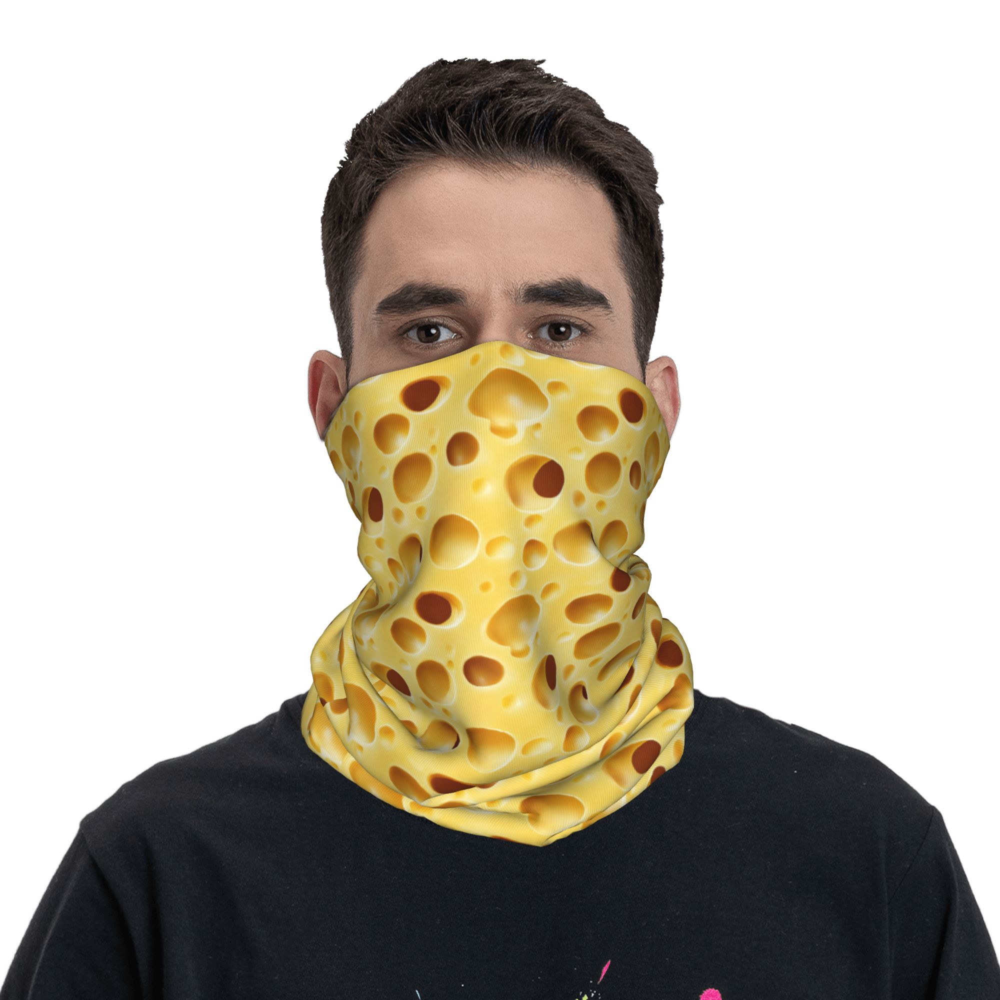 Cheese Bandana Neck Gaiter Pri - Balaclava Face Mask avis et prix