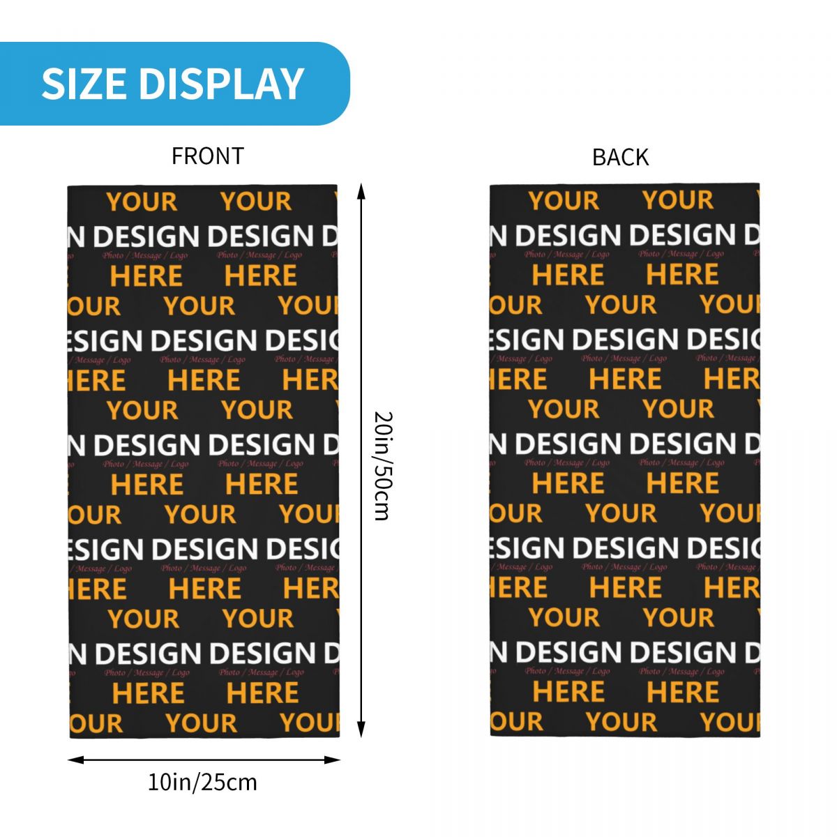 Custom Your Design Here Bandan - Balaclava Face Mask avis et prix