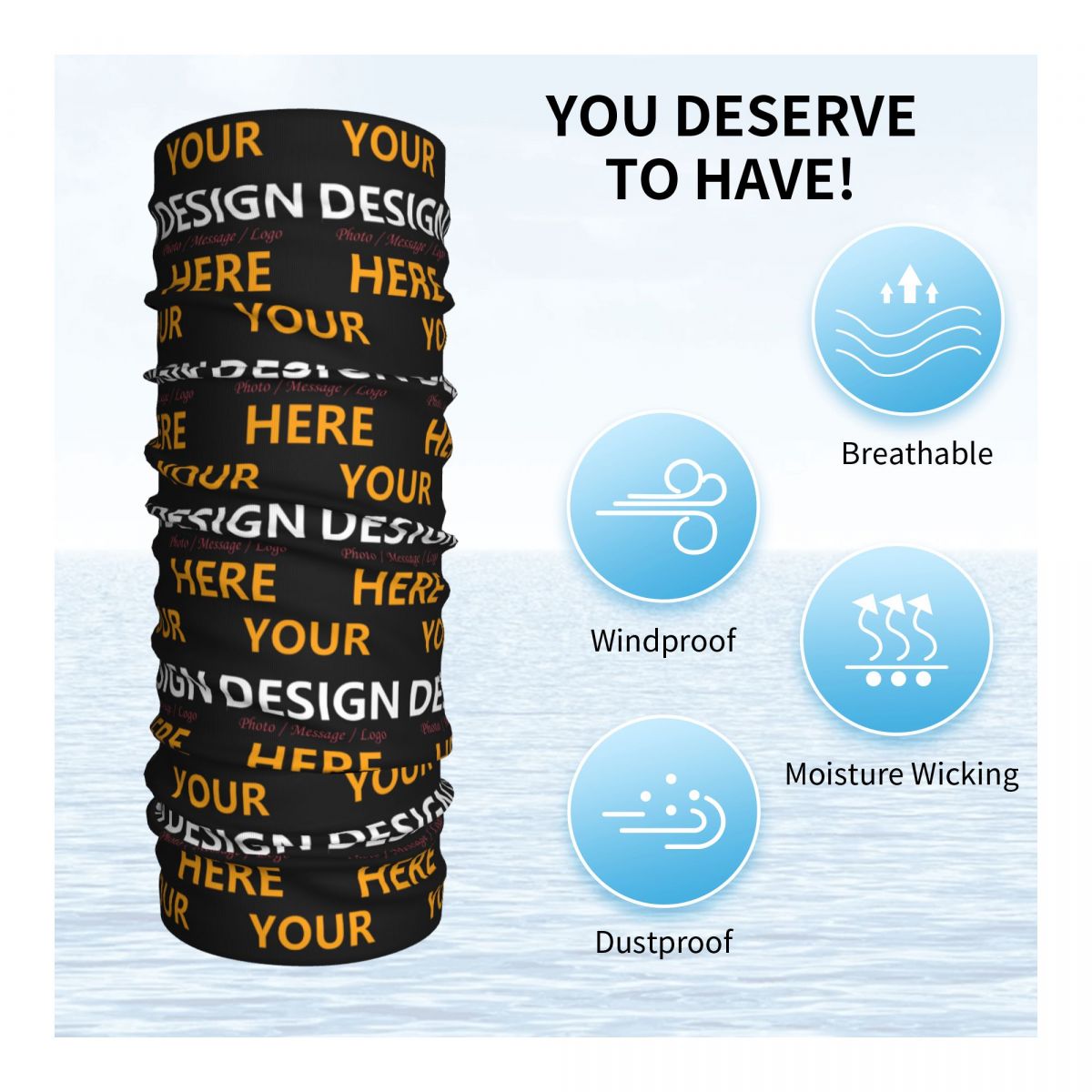 Custom Your Design Here Bandan - Balaclava Face Mask avis et prix