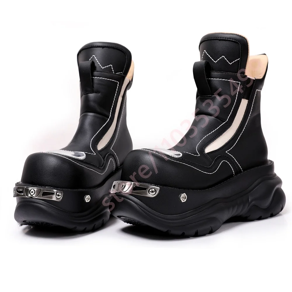 2026 Punk Platform Round Toe M - Street Fashion Punk avis et prix