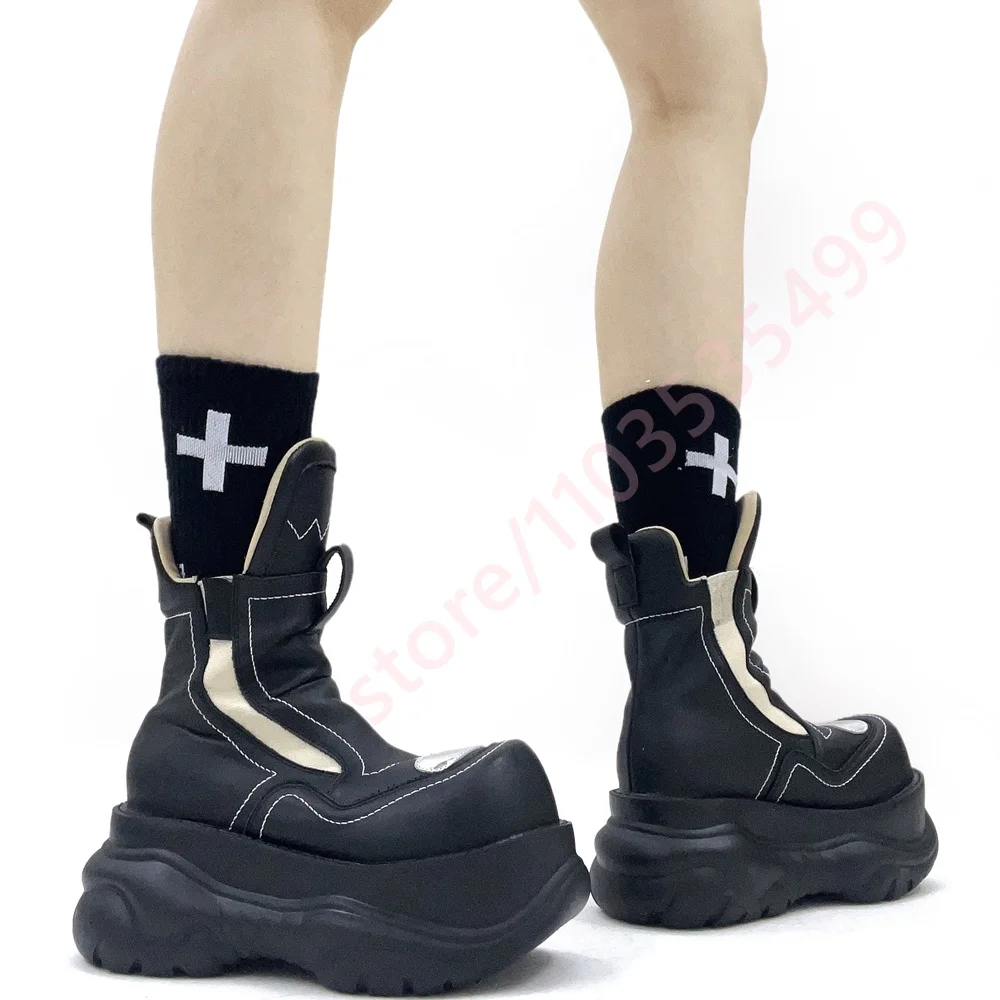 2026 Punk Platform Round Toe M - Street Fashion Punk avis et prix