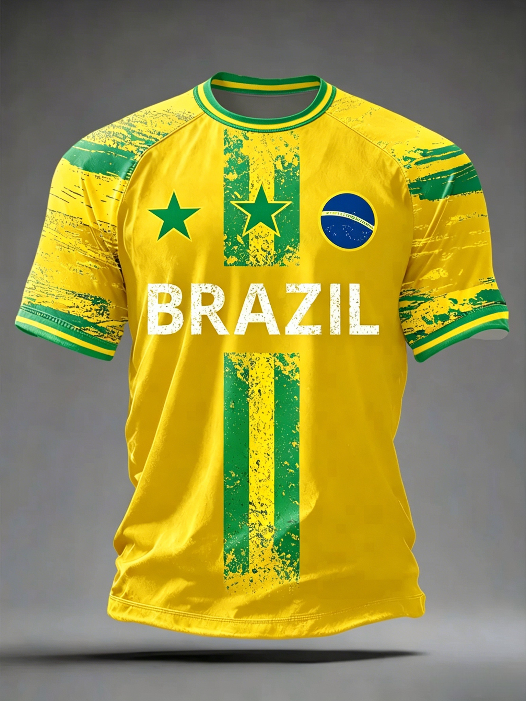 Brazil National Flag Print Men - Street Fashion Brazil avis et prix