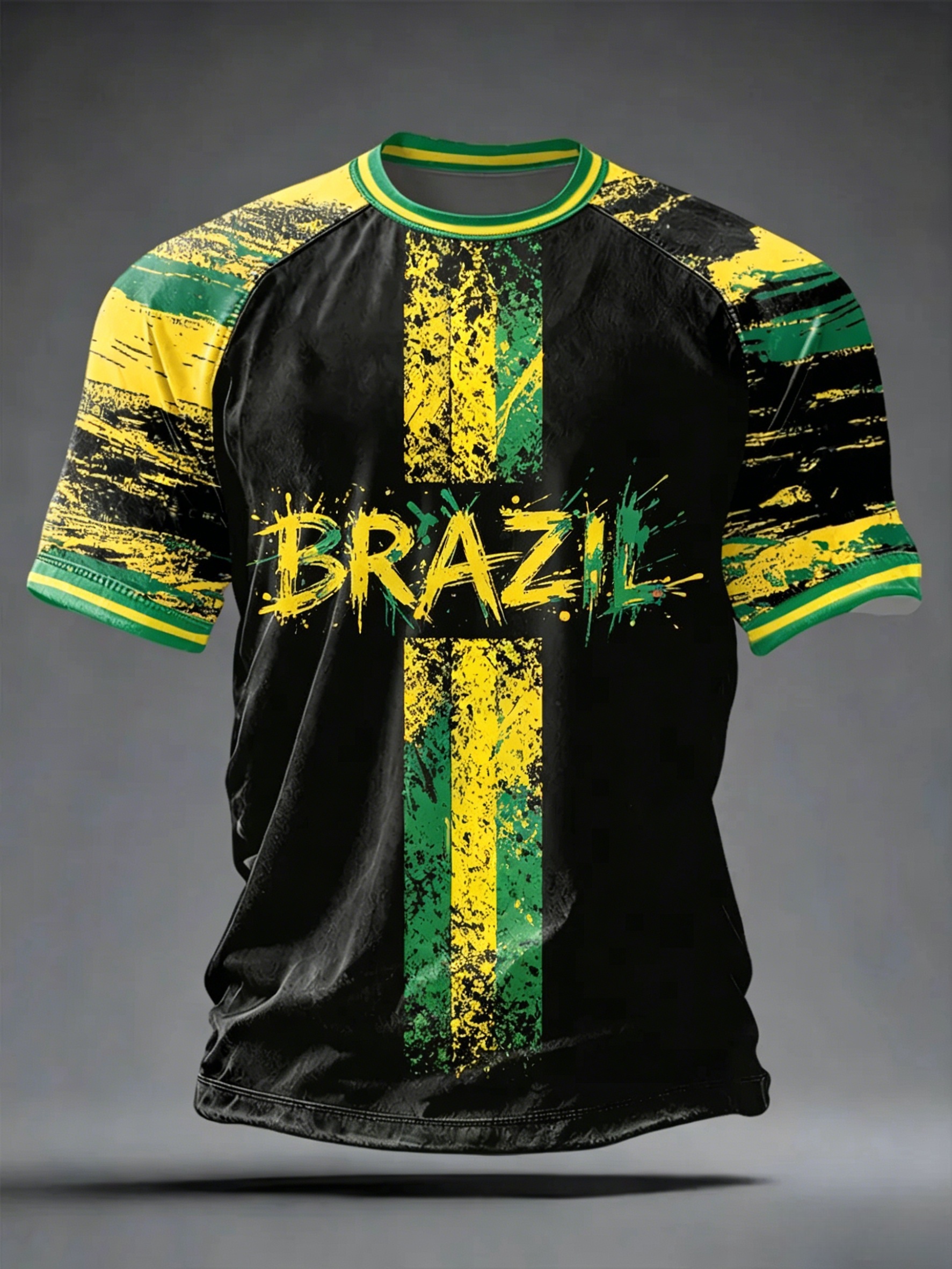 Brazil National Flag Print Men - Street Fashion Brazil avis et prix