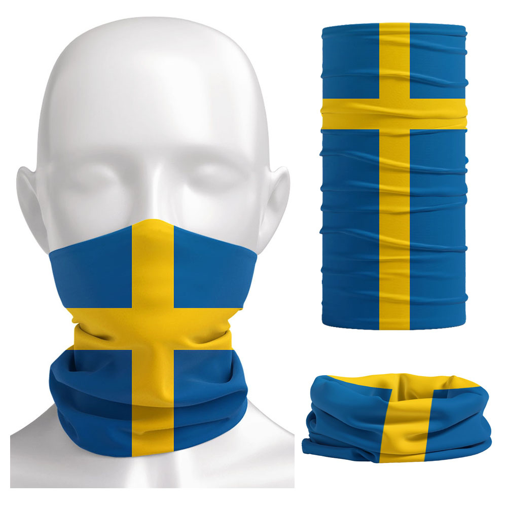 Sweden Flag Printed Bandana He - Balaclava Face Mask avis et prix