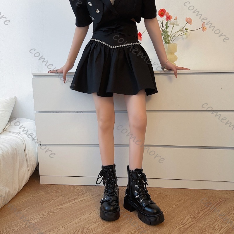 Comemore New Women's Rivet Sho - Street Fashion Punk avis et prix