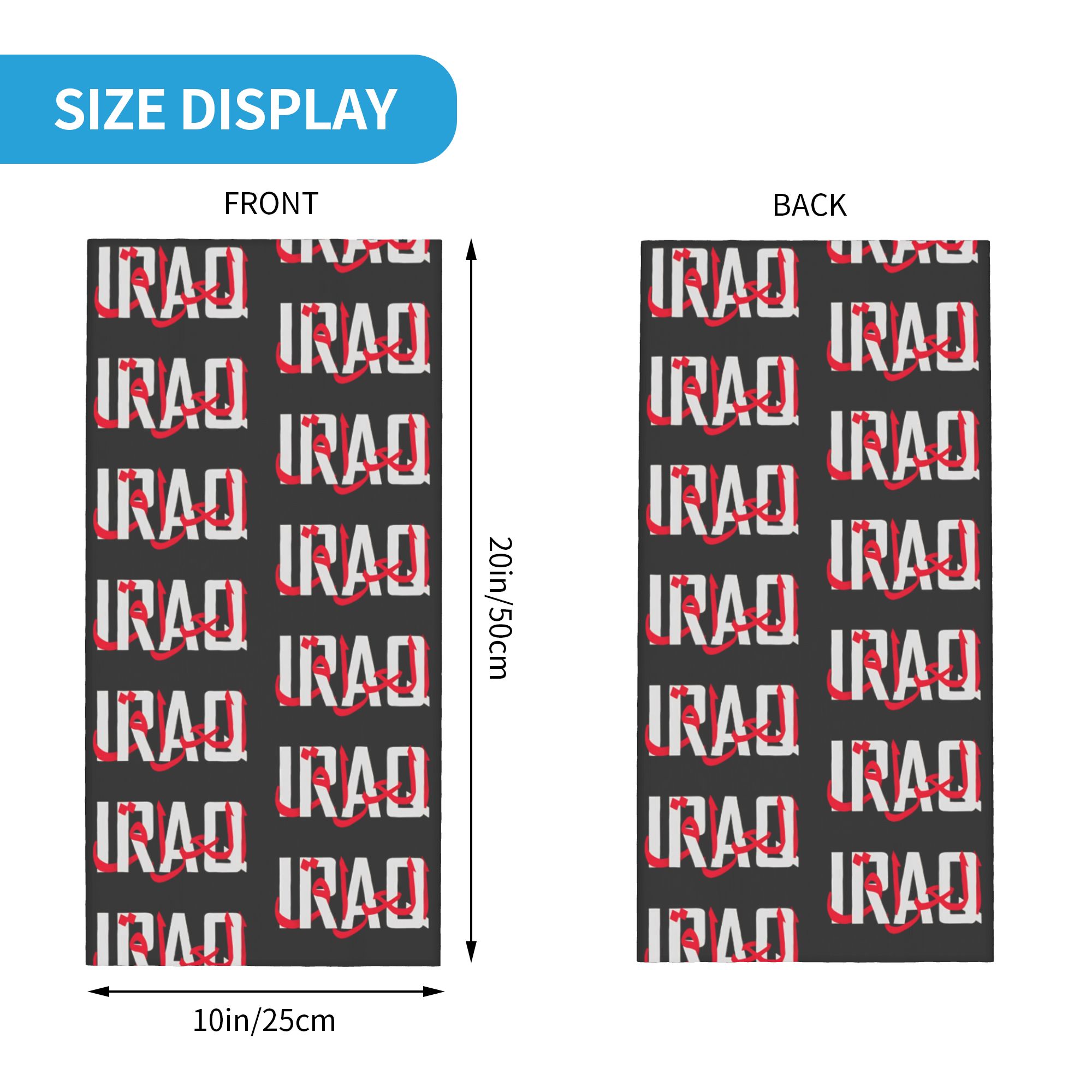 Iraq Flag Arabic Balaclava  Hi - Balaclava Face Mask avis et prix