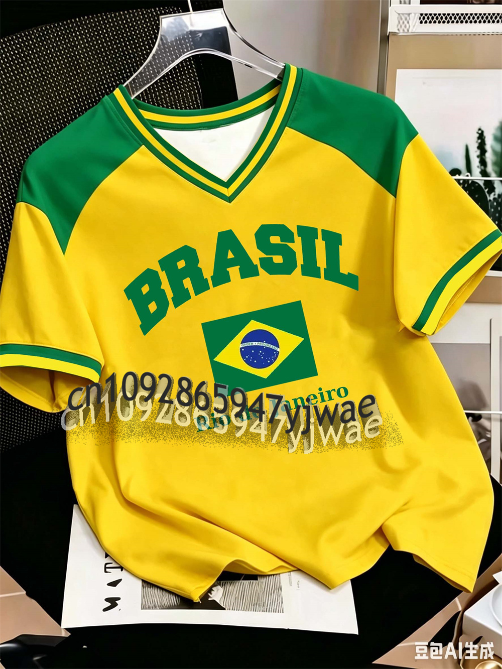 2026 Brazil Yellow Green Footb - Street Fashion Brazil avis et prix