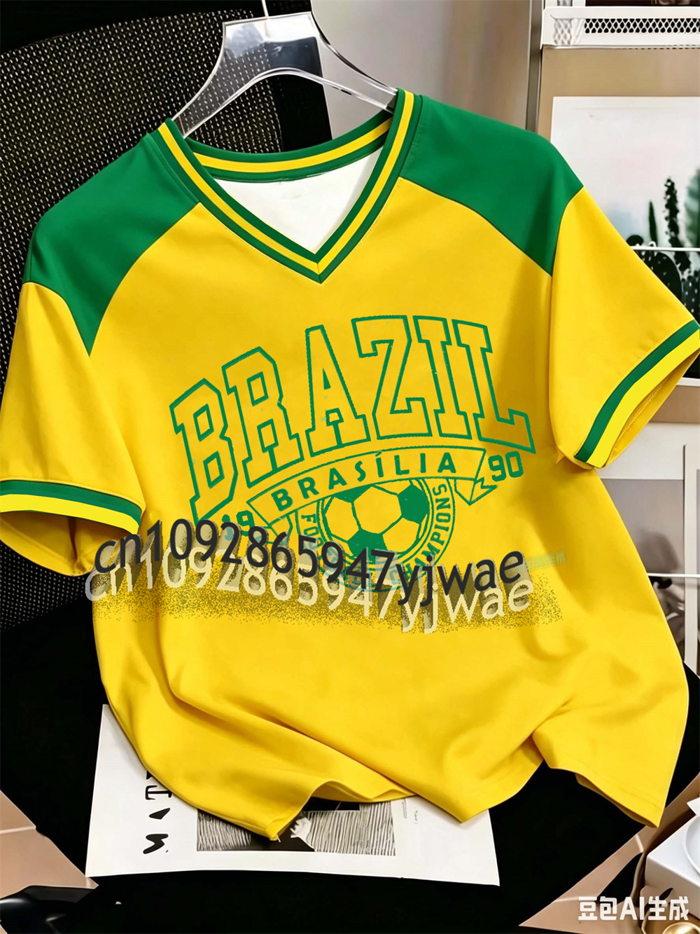 2026 Brazil Yellow Green Footb - Street Fashion Brazil avis et prix