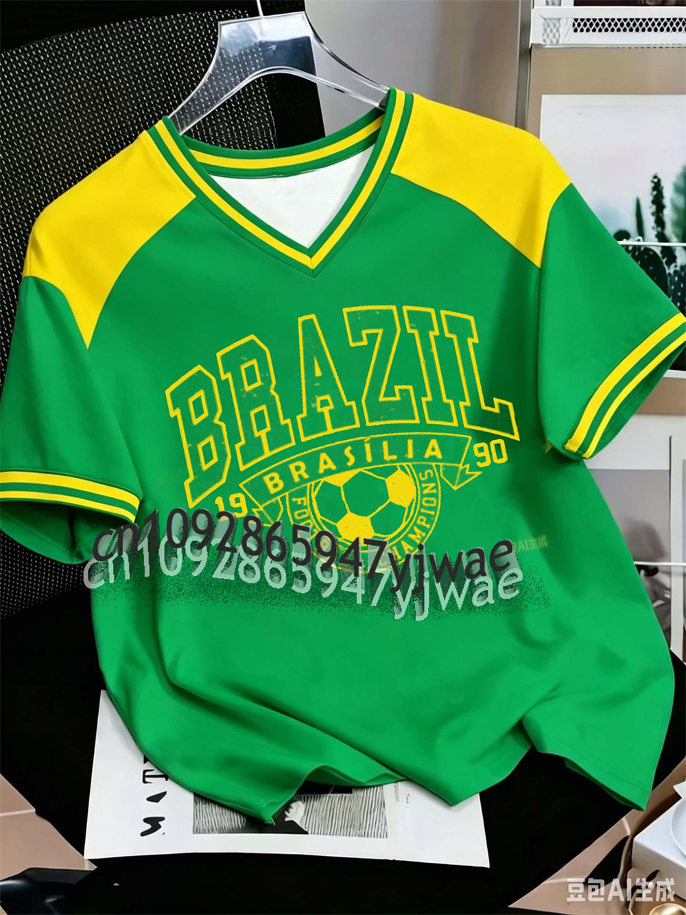 2026 Brazil Yellow Green Footb - Street Fashion Brazil avis et prix