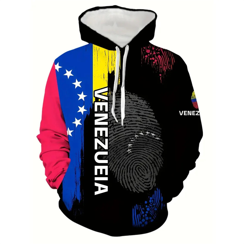 Colombian Venezuela Flag Hoodi - Street Fashion Brazil avis et prix