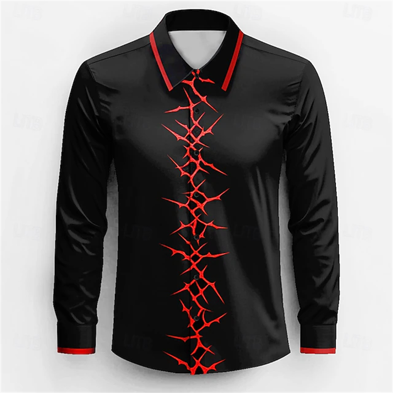 2026 Men's Long Sleeve Shirt C - Street Fashion Events avis et prix