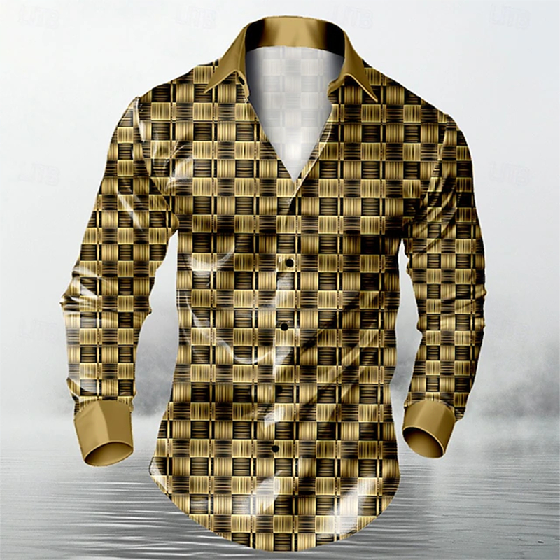 2026 Men's Long Sleeve Shirt C - Street Fashion Events avis et prix