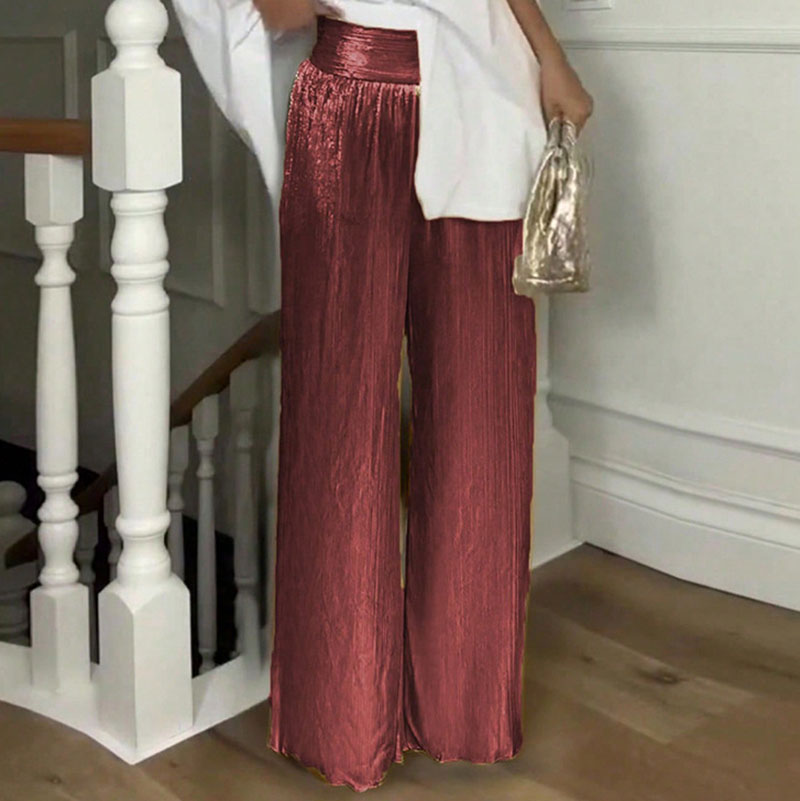 Summer Solid Color Wide Leg Wo - Fashion Street Night avis et prix