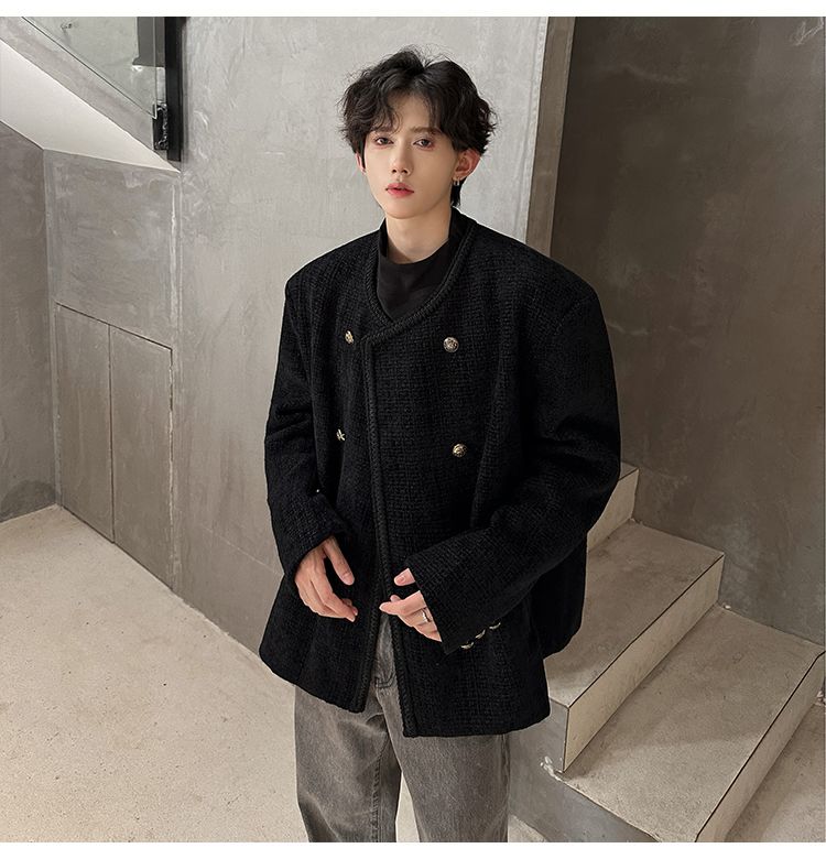 Wool Blend Jacket Man Extra La - Street Fashion Events avis et prix