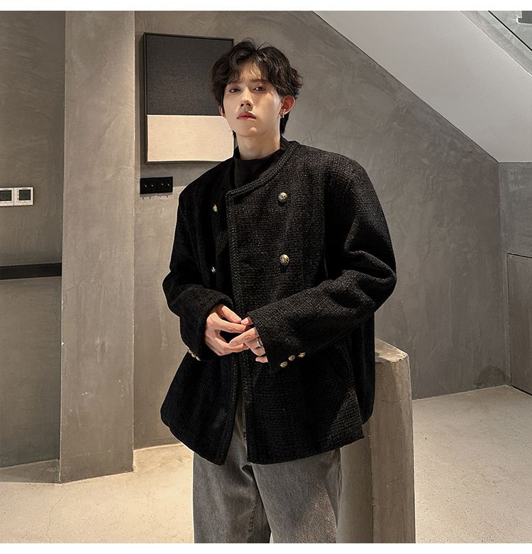 Wool Blend Jacket Man Extra La - Street Fashion Events avis et prix