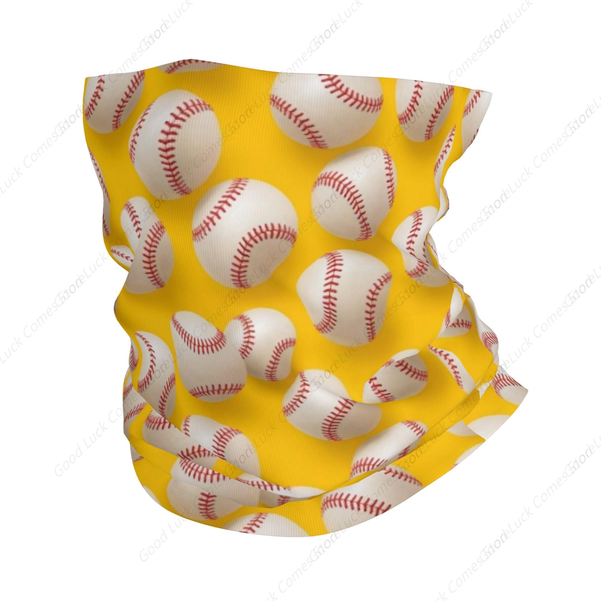 Yellow Softball Neck Gaiter Fa - Balaclava Face Mask avis et prix