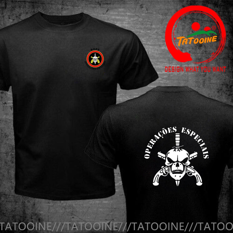 Funny Design BOPE Elite Death  - Street Fashion Brazil avis et prix