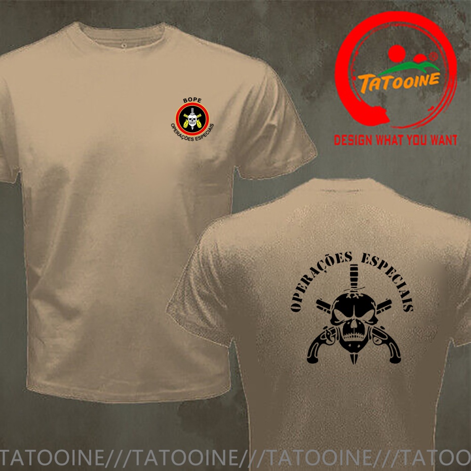 Funny Design BOPE Elite Death  - Street Fashion Brazil avis et prix