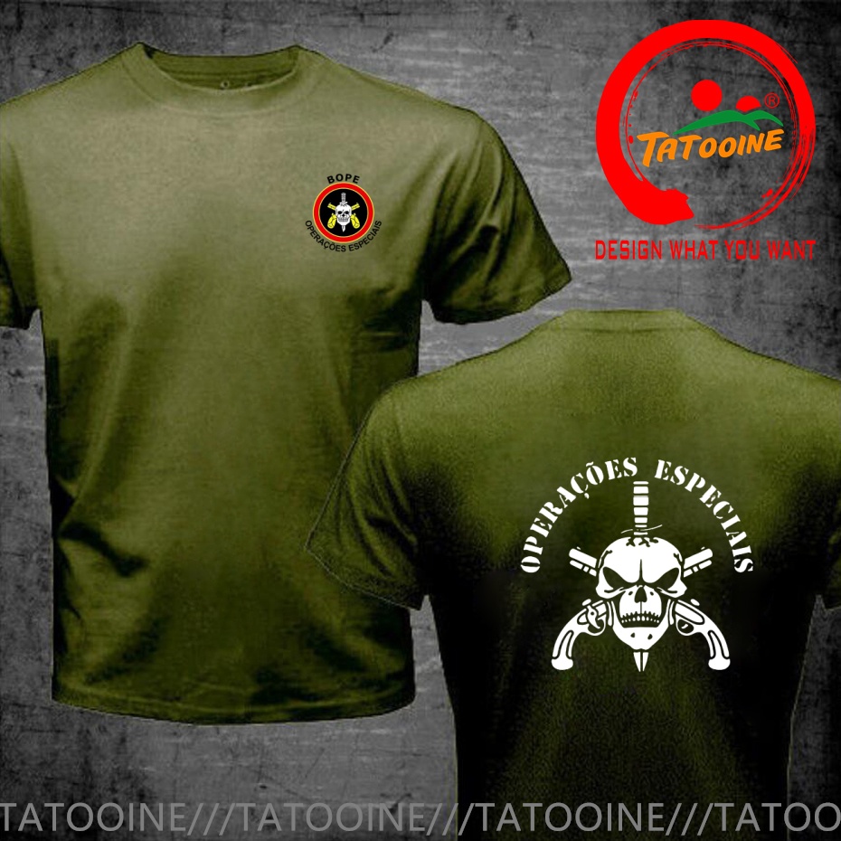 Funny Design BOPE Elite Death  - Street Fashion Brazil avis et prix