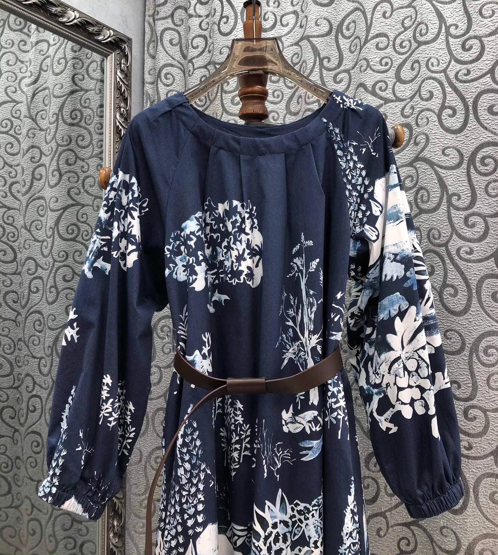 Vintage Print Dress 2025 Autum - Street Fashion Events avis et prix