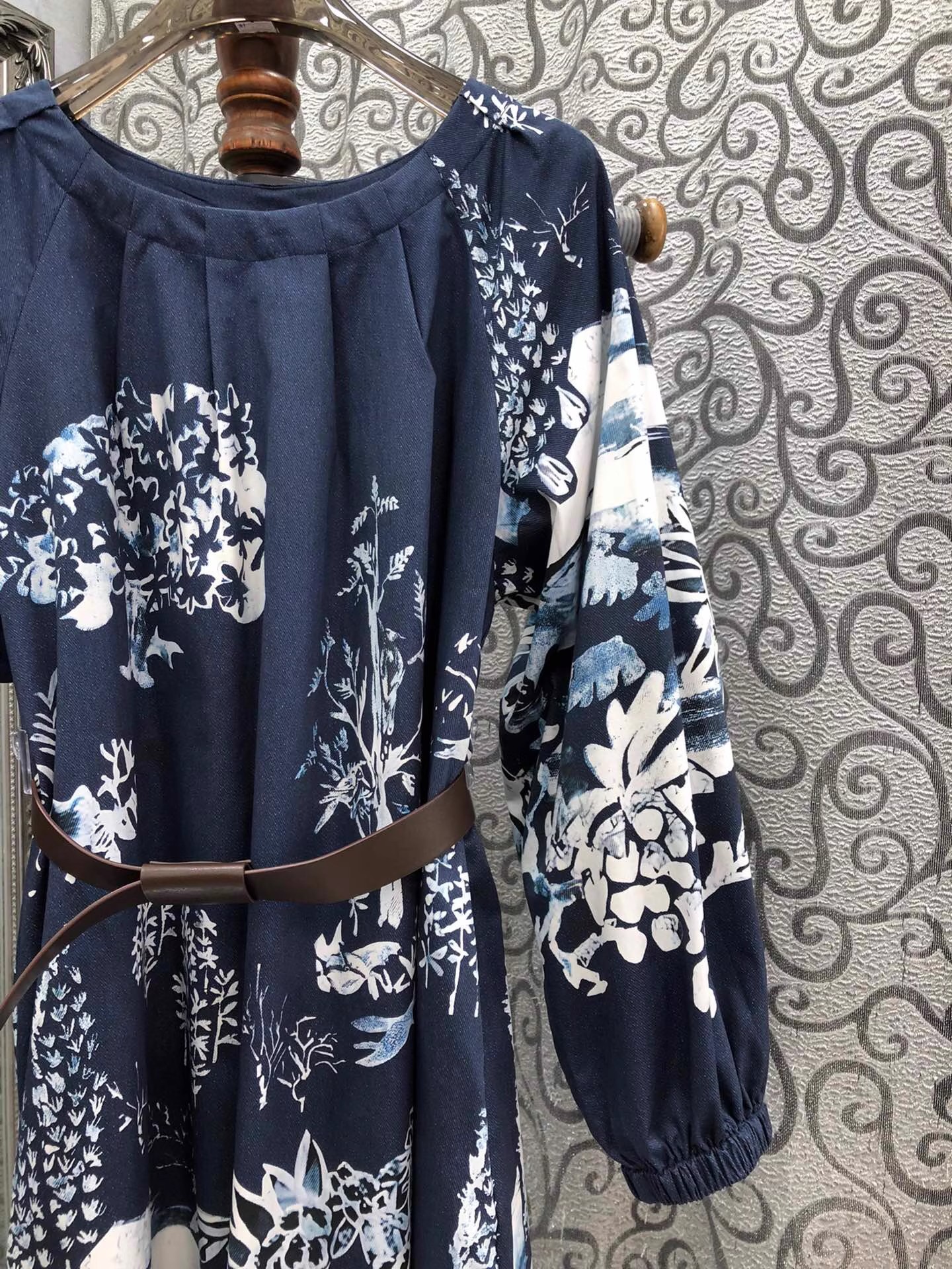 Vintage Print Dress 2025 Autum - Street Fashion Events avis et prix