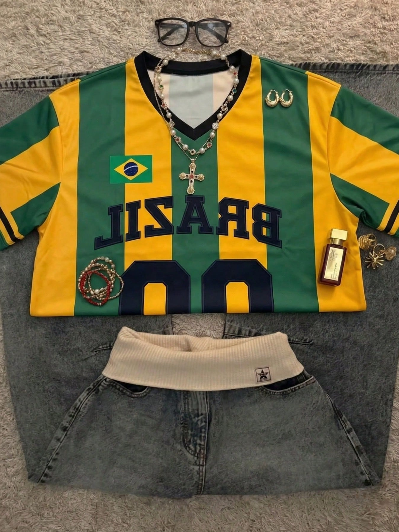 Summer Fashion Striped Loose T - Street Fashion Brazil avis et prix