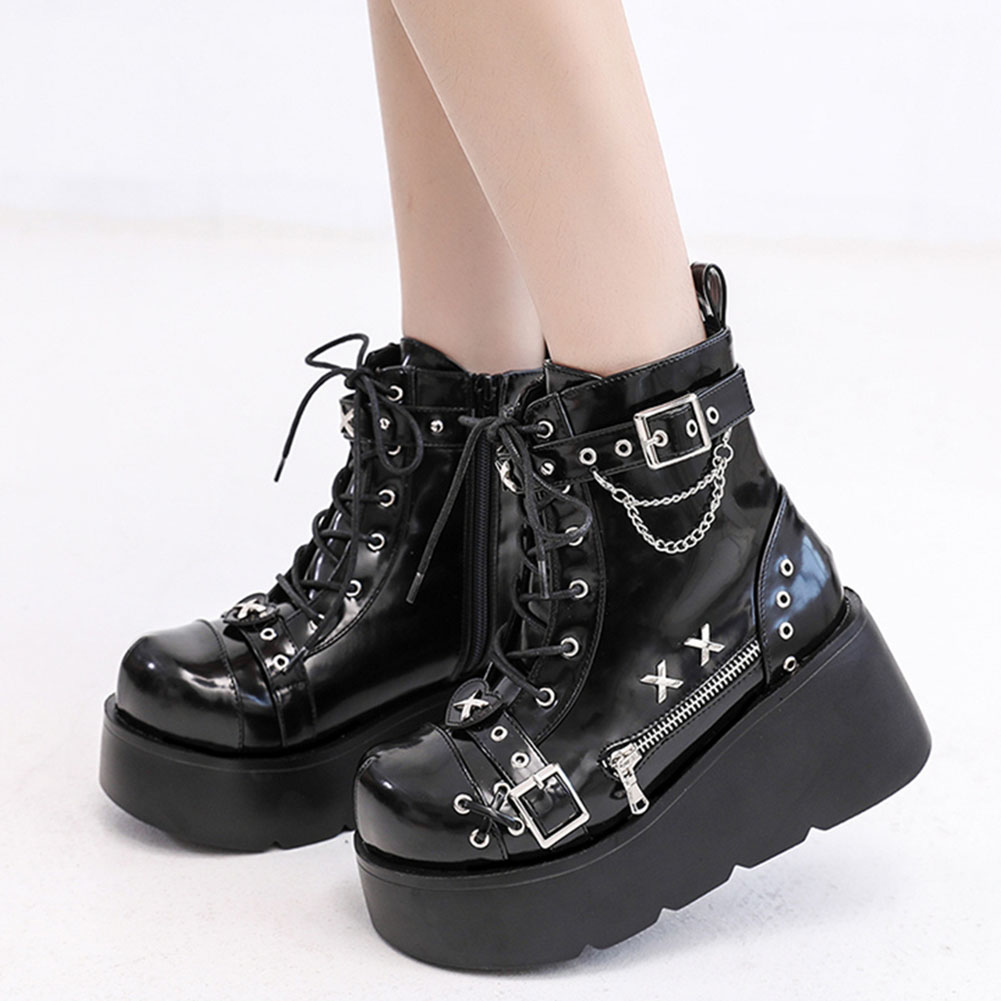 Brand New Ladies Goth Platform - Street Fashion Punk avis et prix