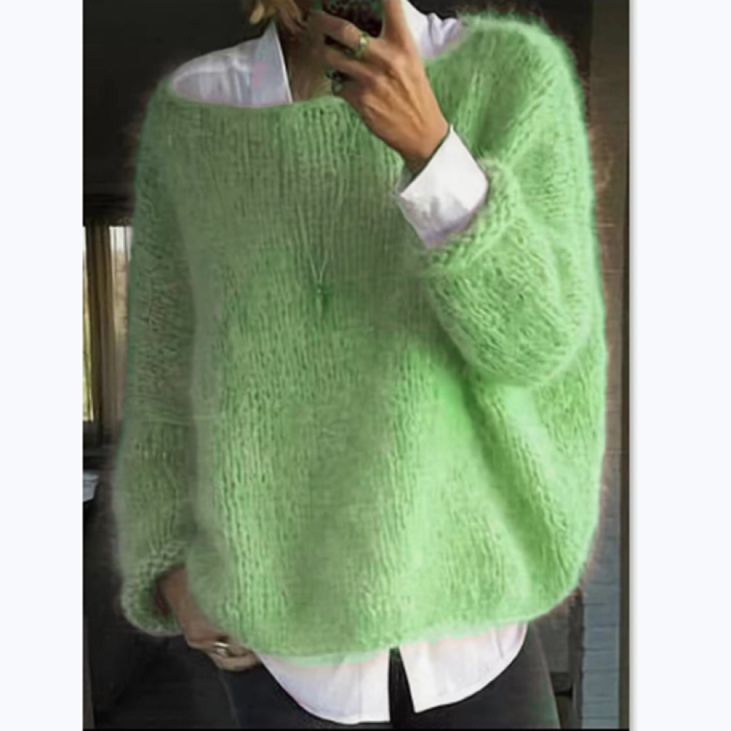 Fashionable Casual Knitted Swe - Street Fashion Online avis et prix