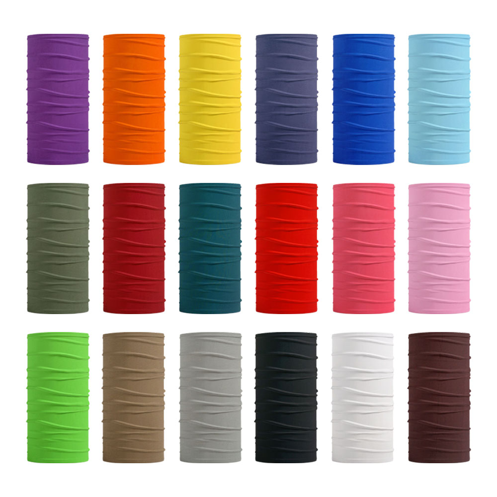 Seamless Solid Color Bandanas  - Balaclava Face Mask avis et prix