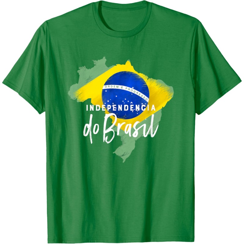 3D Printed Brazil Music T-Shir - Street Fashion Brazil avis et prix