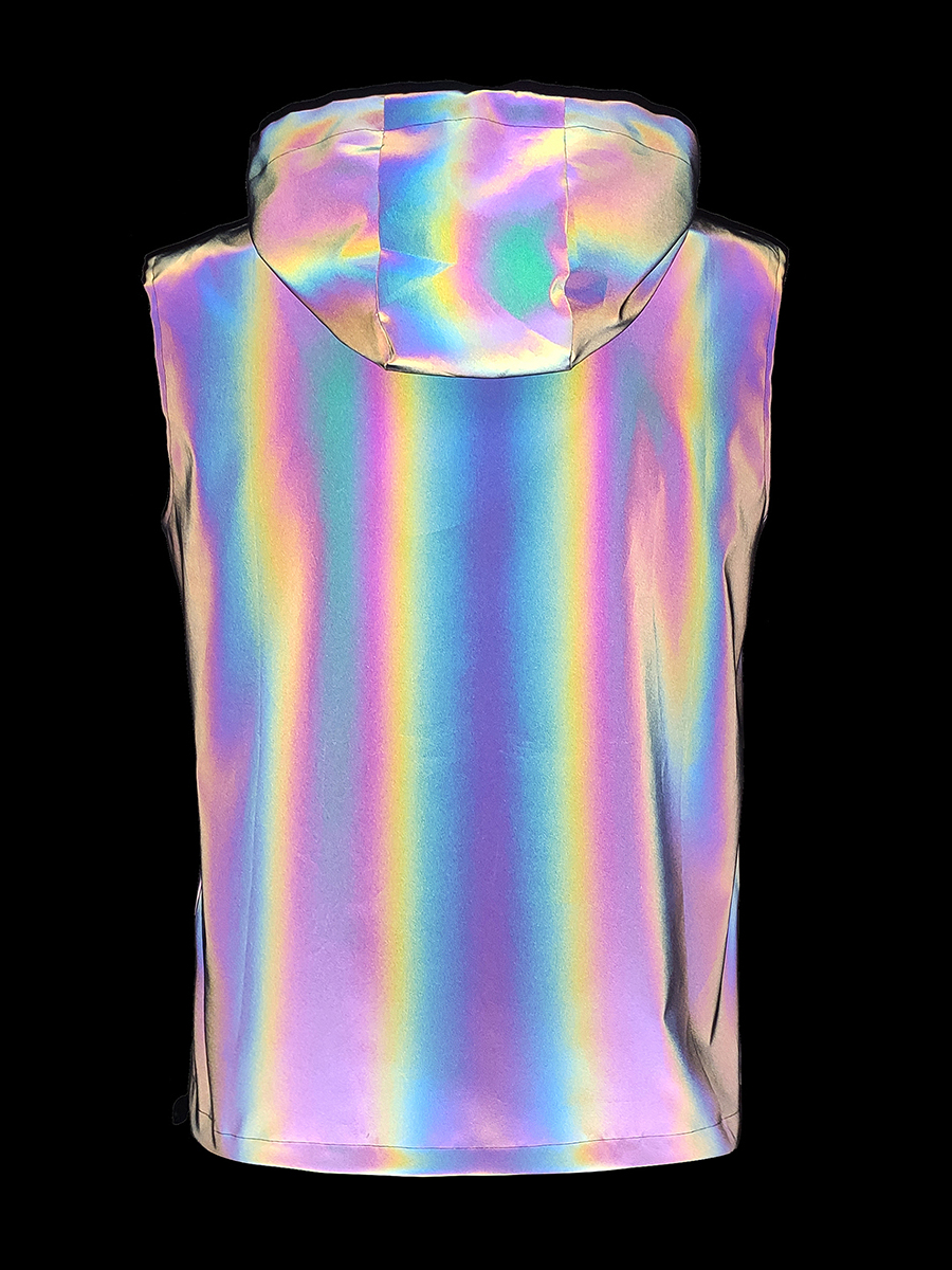 Reflective Vest Men's  Hoodie  - Fashion Street Night avis et prix