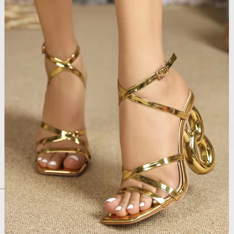 Eilyken Fashion Golden Narrow  - Street Fashion Shoes avis et prix