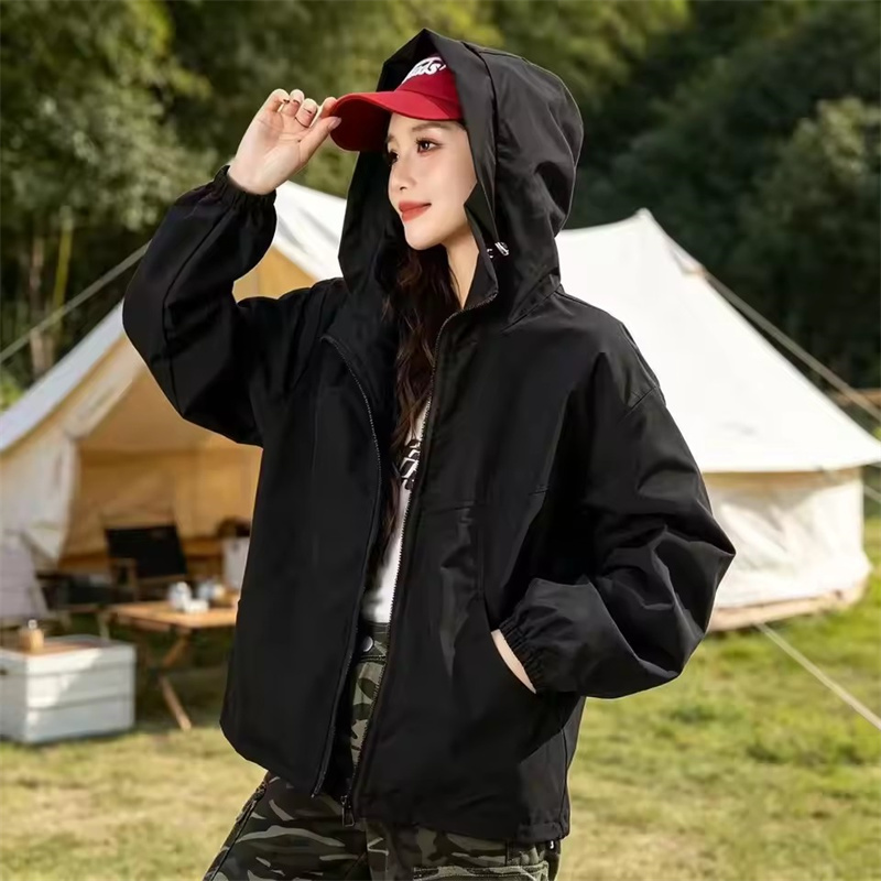 Spring Autumn New Hooded Jacke - Windbreak Shell Jacket avis et prix