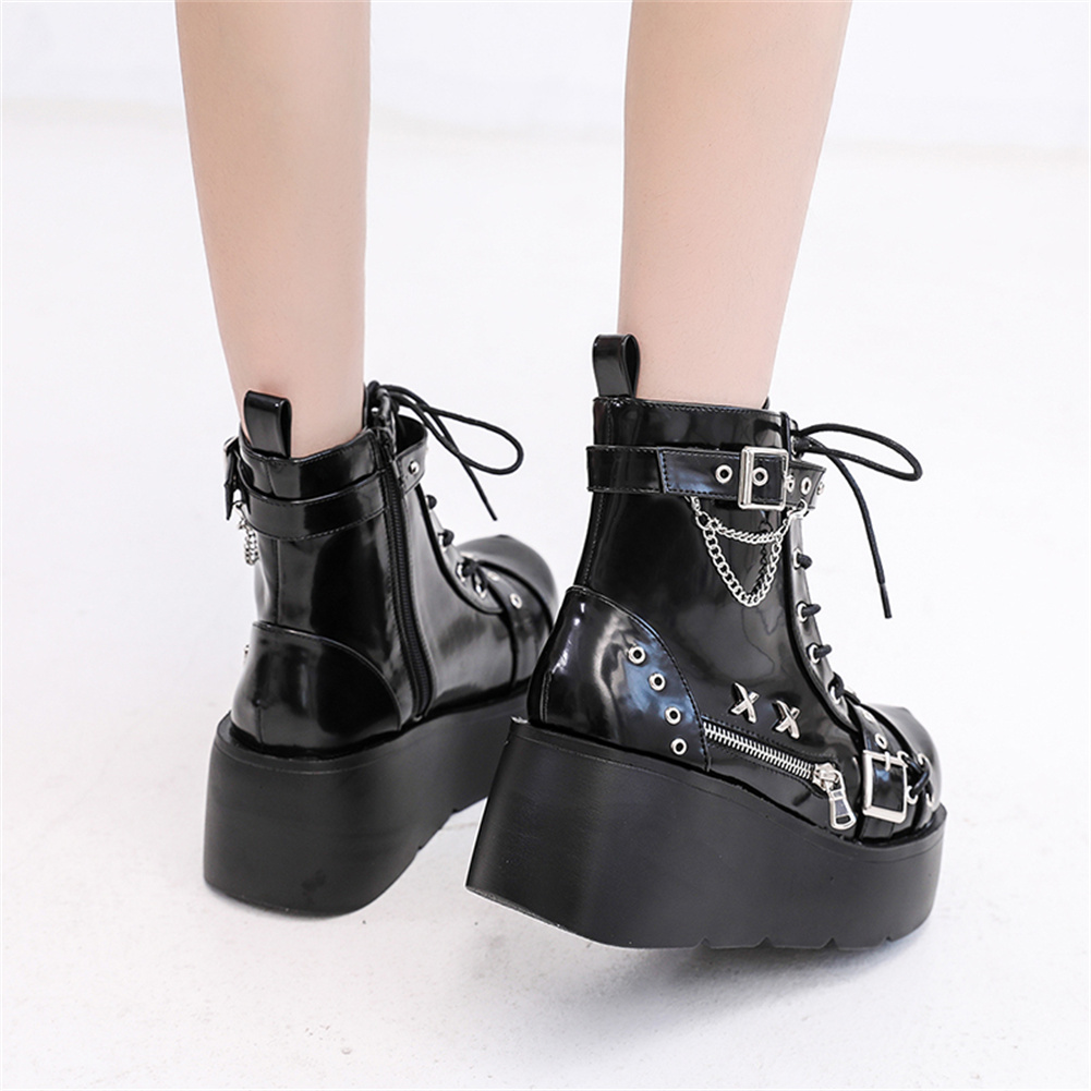 Brand New Ladies Goth Platform - Street Fashion Punk avis et prix