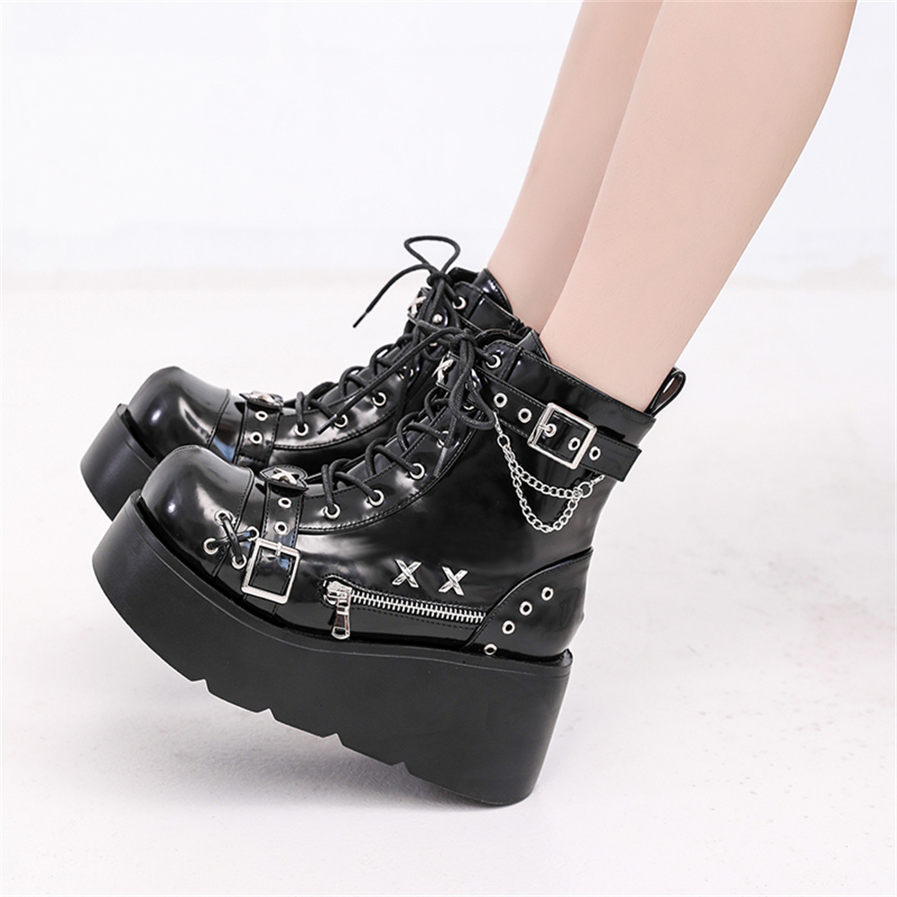 Brand New Ladies Goth Platform - Street Fashion Punk avis et prix