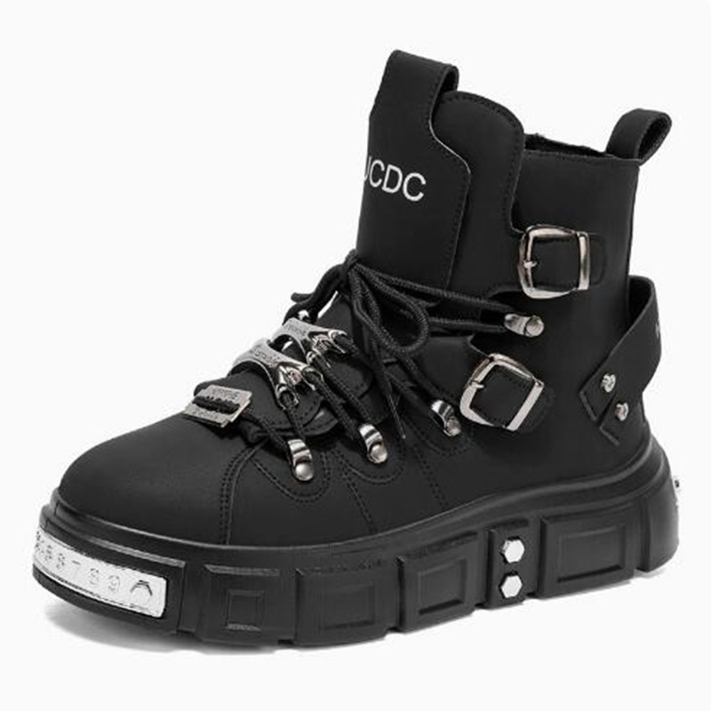 Fashion Rivet Black High top S - Street Fashion Punk avis et prix