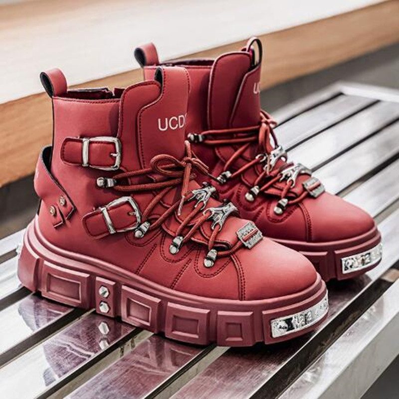 Fashion Rivet Black High top S - Street Fashion Punk avis et prix