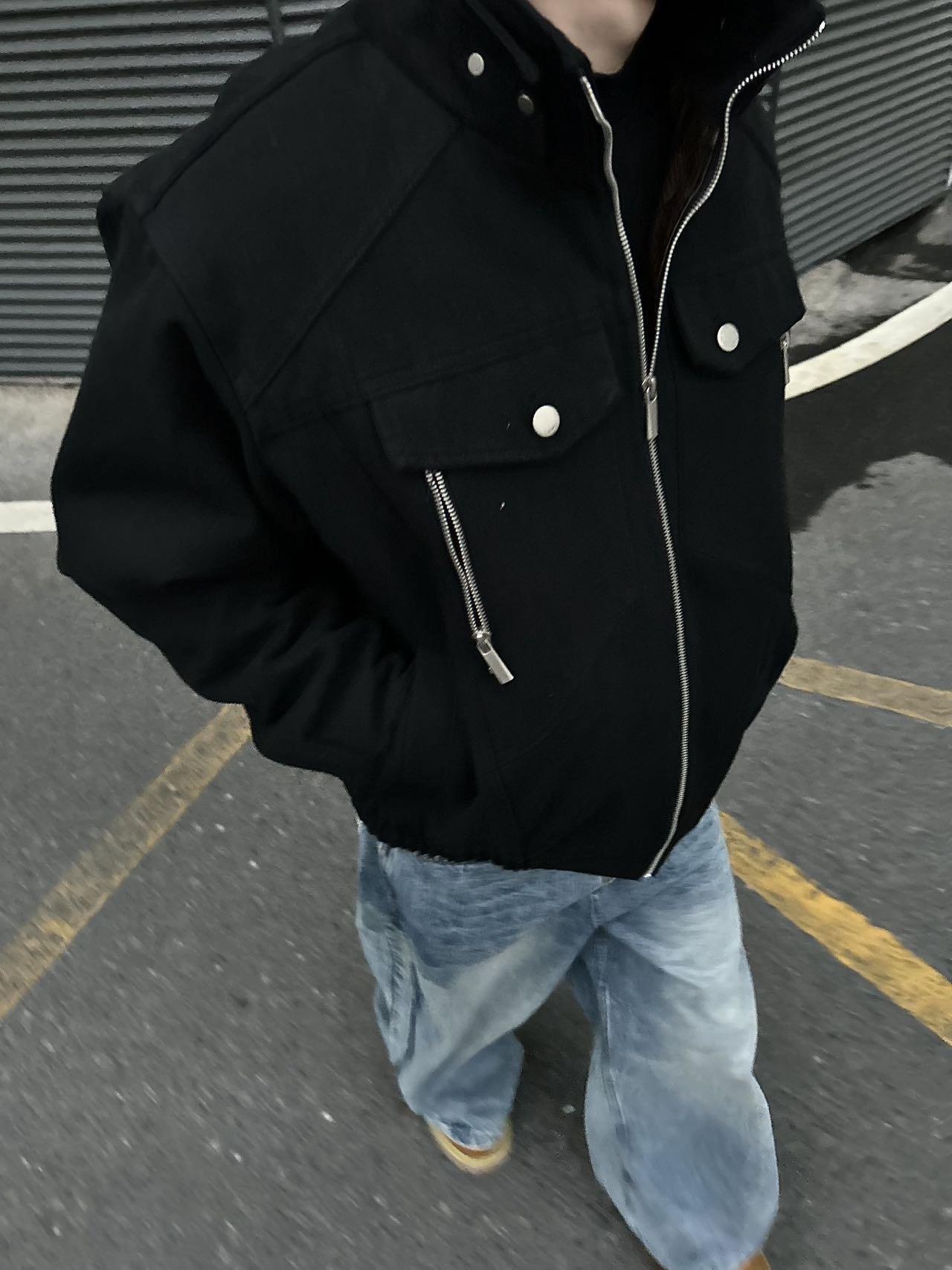 Mens Jacket Coat Hoodie Crop S - Fashion Street Night avis et prix