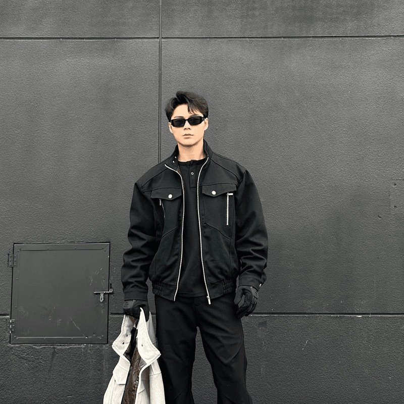 Mens Jacket Coat Hoodie Crop S - Fashion Street Night avis et prix