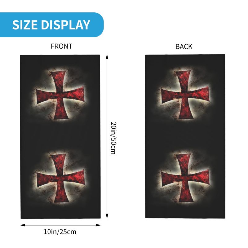 Custom Knights Templar Flag Ba - Balaclava Face Mask avis et prix